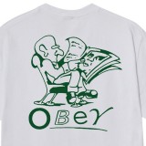 Ανδρικό T-Shirt Λευκό - Obey Reader Εικόνα 1