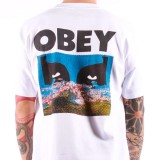 Ανδρικό T-Shirt Λευκό - Obey In A Different Place Εικόνα 1