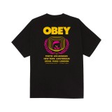 Ανδρικό T-Shirt Μαύρο - Obey Icon Eye Wreath Εικόνα 0