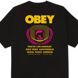 Ανδρικό T-Shirt Μαύρο - Obey Icon Eye Wreath Εικόνα 1