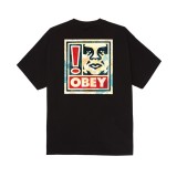 Men's T-Shirt Black - Obey Exclamation Classic Image 0