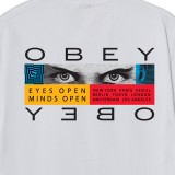 Ανδρικό T-Shirt Λευκό - Obey Eyes Open Εικόνα 1