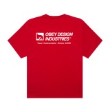Ανδρικό T-Shirt Κόκκινο - Obey Devices Εικόνα 0