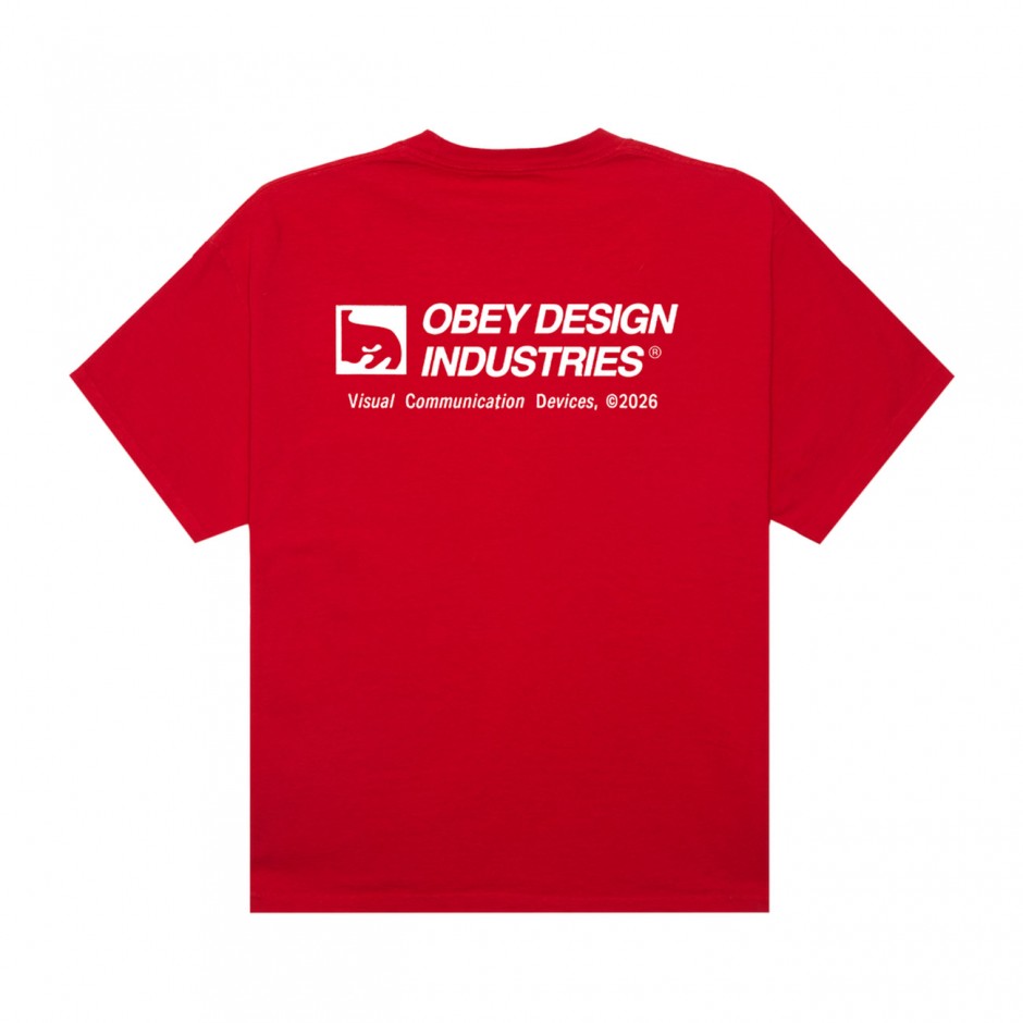 Ανδρικό T-Shirt Κόκκινο - Obey Devices