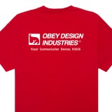 Ανδρικό T-Shirt Κόκκινο - Obey Devices Εικόνα 1