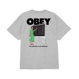Men's T-Shirt Grey - Obey I Will Image 0