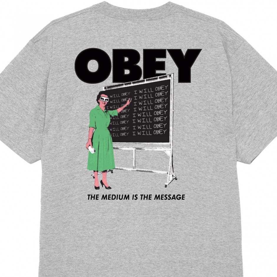 Men's T-Shirt Grey - Obey I Will