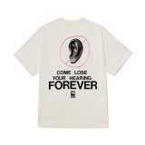 Ανδρικό T-Shirt Εκρού - Obey Come Lose Your Hearing Εικόνα 0