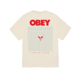 Ανδρικό T-Shirt Εκρού - Obey Love In A Void Εικόνα 4