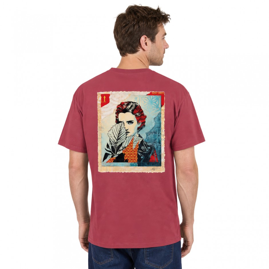 Ανδρικό T-Shirt Κόκκινο - Obey Wrong Path