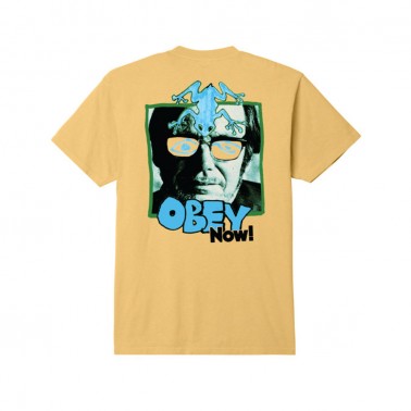 OBEY NOW! PIGMENT CLASSIC TEE 163813743-SFL Yellow