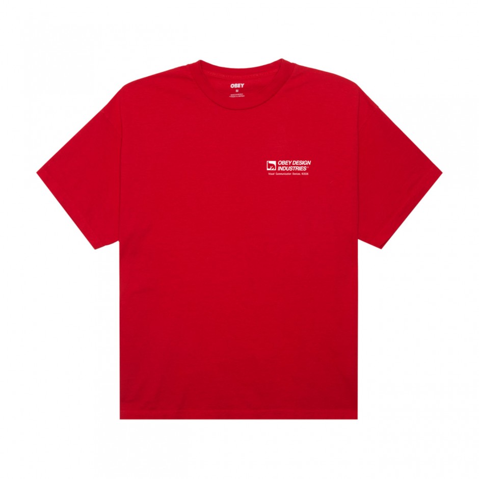 Ανδρικό T-Shirt Κόκκινο - Obey Devices