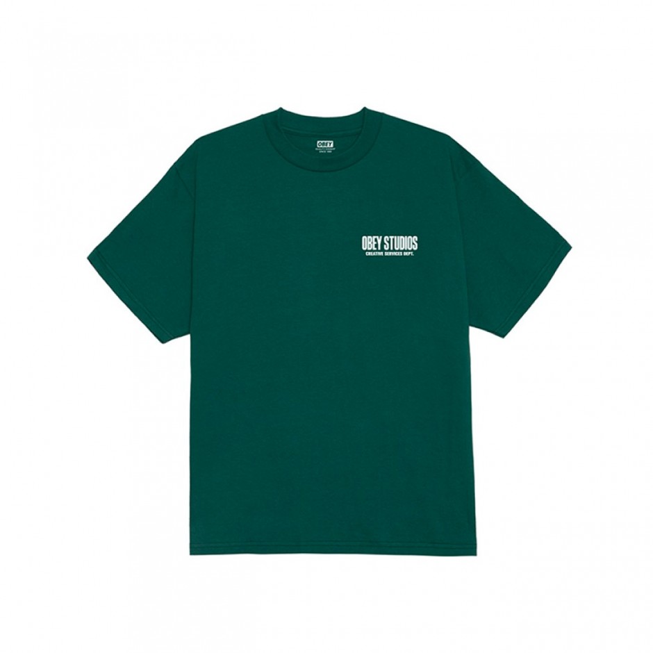 Men's T-Shirt Pine - Obey Creative Services Office