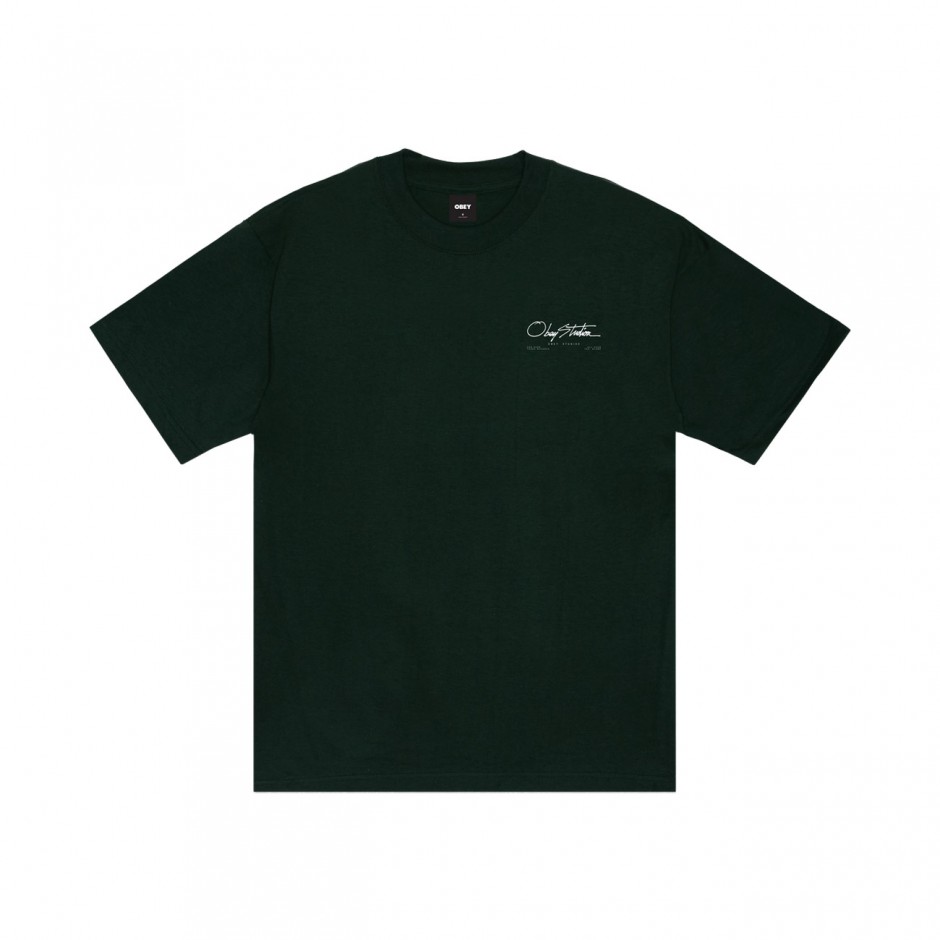Ανδρικό T-Shirt Κυπαρισσί - Obey Studios 3 Decades