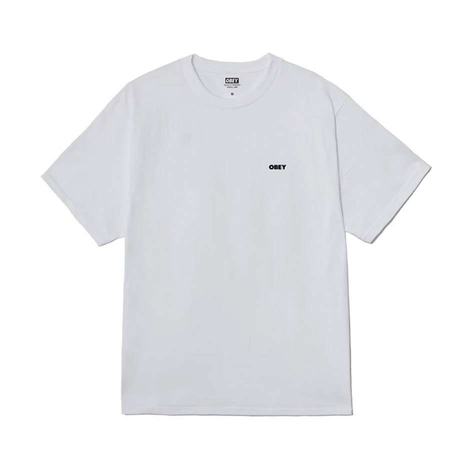 Men's T-Shirt White - Obey Always Watching