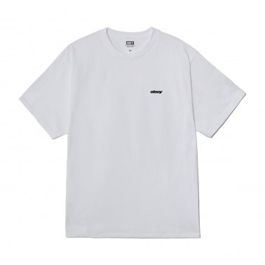 Men's T-Shirt White - Obey Dice
