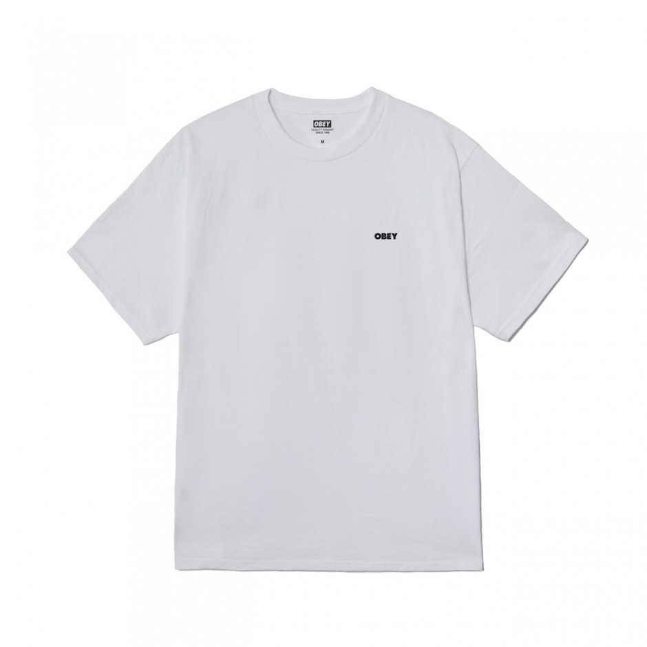 Ανδρικό T-Shirt Λευκό - Obey Eyes Open