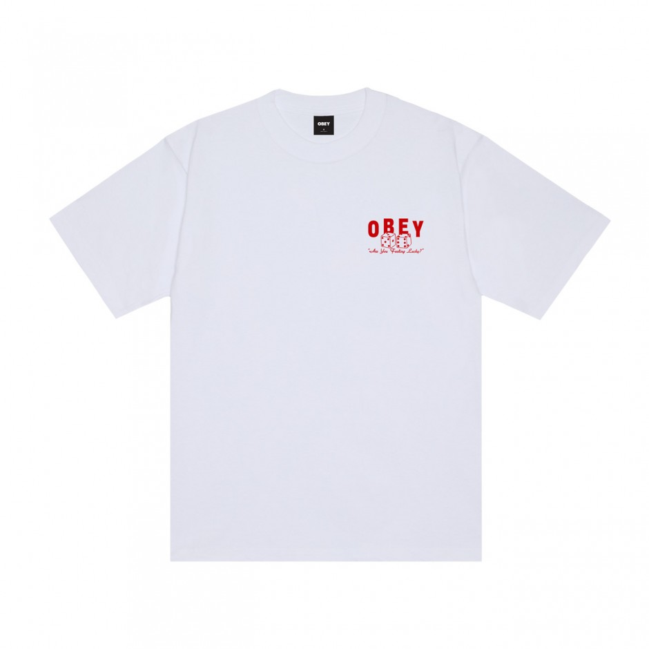 Ανδρικό T-Shirt Λευκό - Obey Newstand