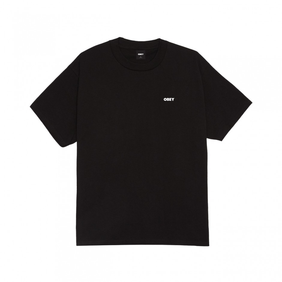 Men's T-Shirt Black - Obey Razor