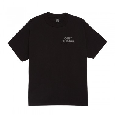 OBEY STUDIOS PALETTE TEE 165264052-BLK Black