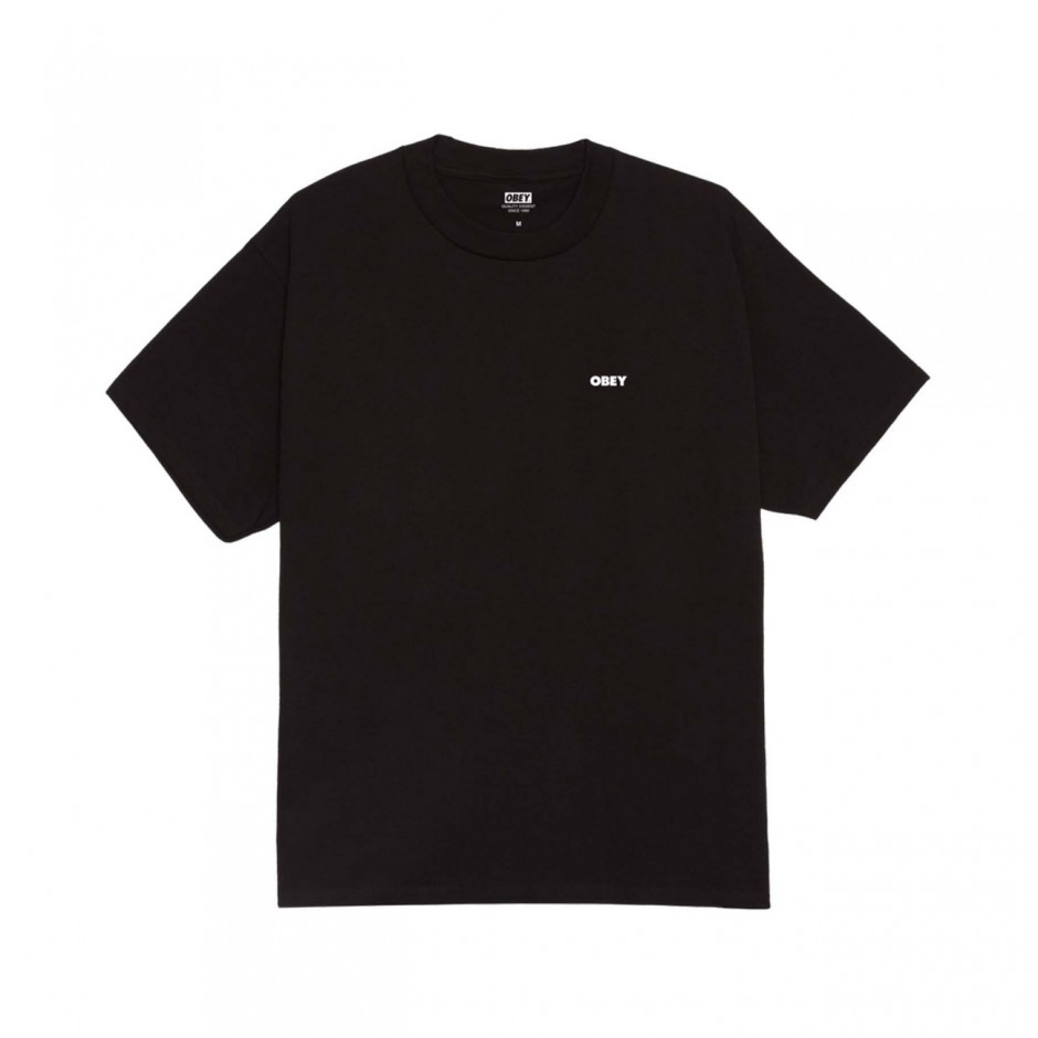Men's T-Shirt Black - Obey The Medium Is The Message