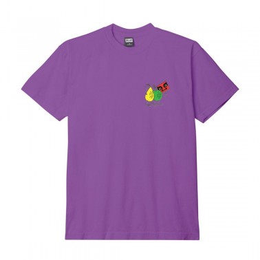OBEY PEACEFUL PROTEST HEAVY WEIGHT CLASSIC BOX TEE 166913703-DBY Purple