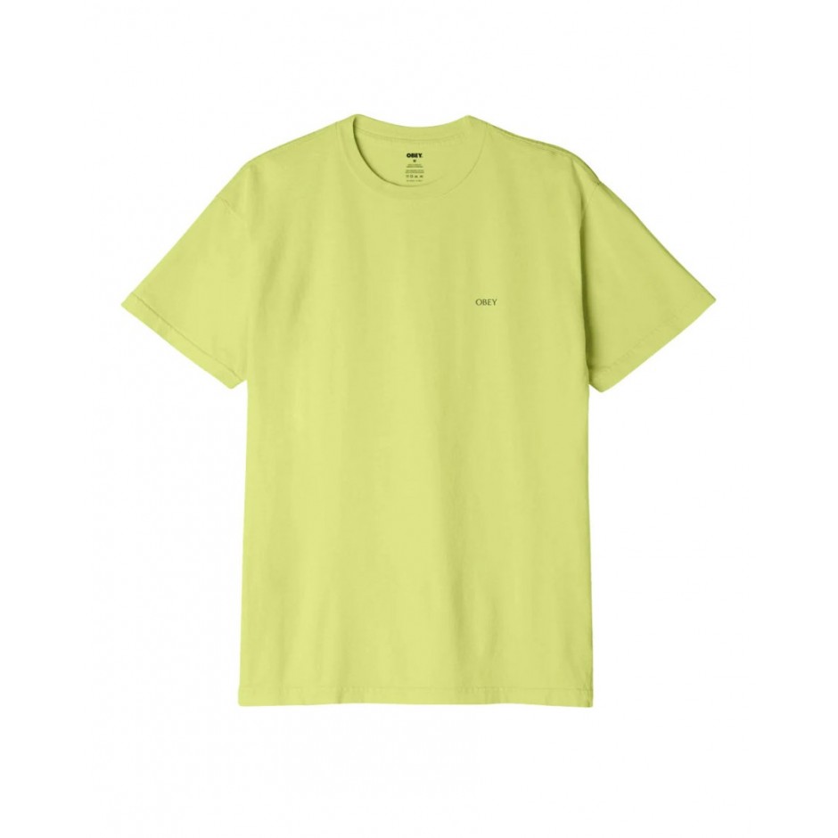 OBEY TORN ICON FACE ORGANIC TEE Λαχανί