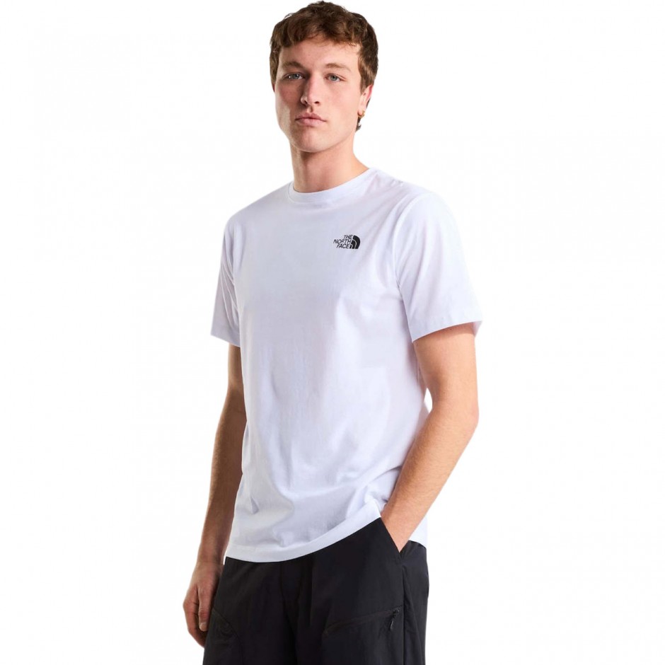 Ανδρικό T-Shirt Λευκό - The North Face Mountain Sketch