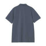 Ανδρική Μπλούζα Πόλο Μπλε - Carhartt WIP S/S Chase Pique Εικόνα 0