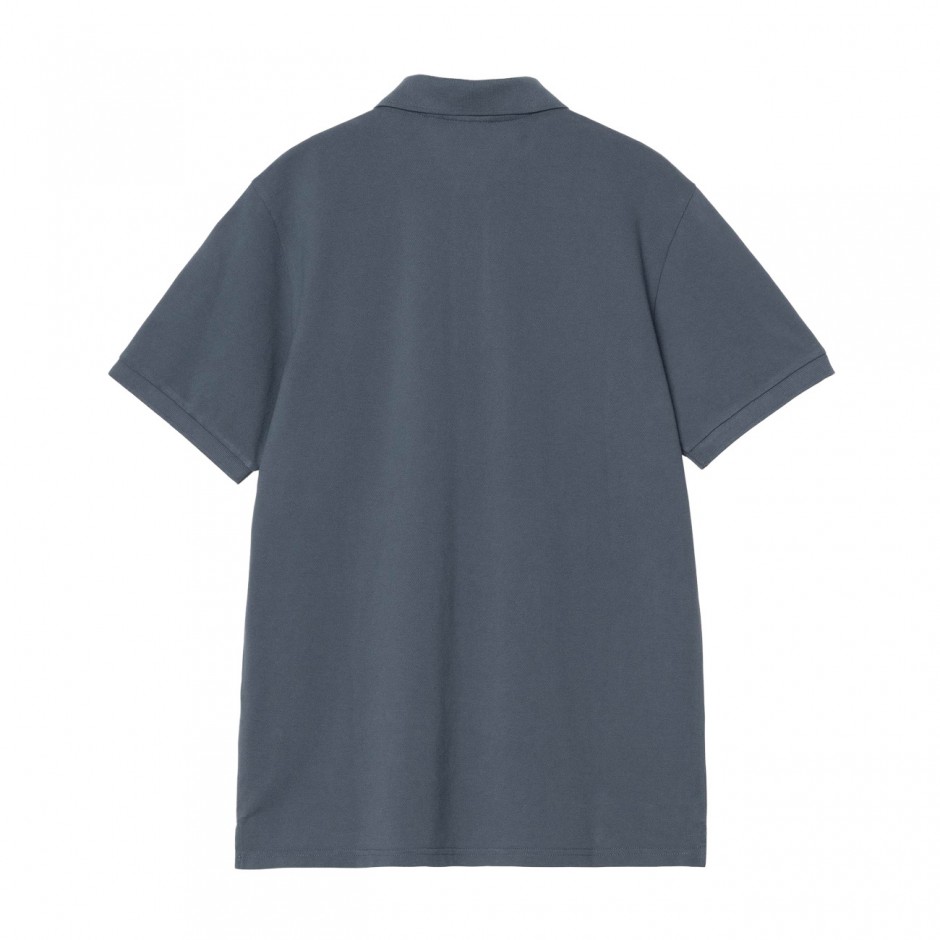 Ανδρική Μπλούζα Πόλο Μπλε - Carhartt WIP S/S Chase Pique