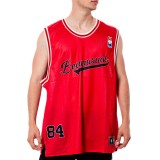 BEE UNUSUAL MESH TANK TOP AT-249007-RED Red Image 