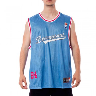 BEE UNUSUAL MESH TANK TOP AT-249008-LIGHT BLUE Siel