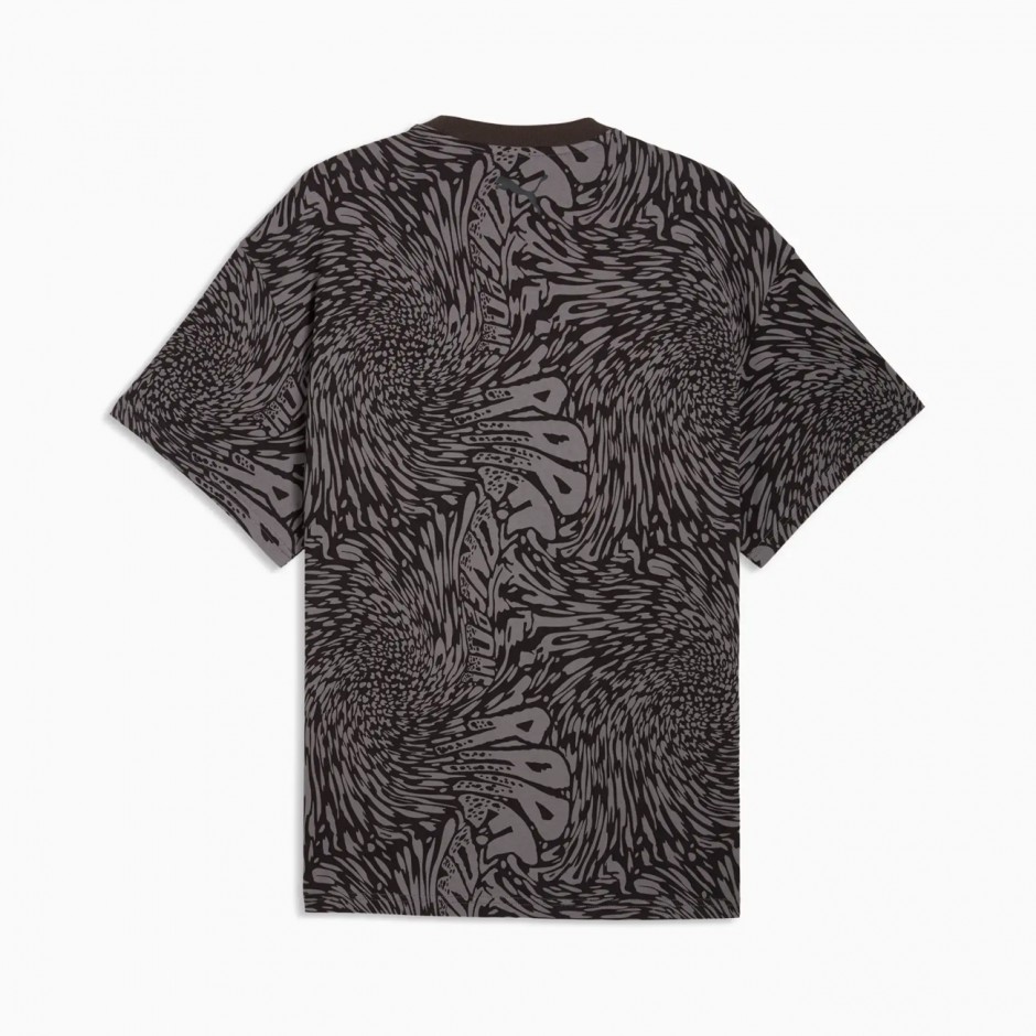 Men's T-Shirt Black - PUMA Melo World Oversized