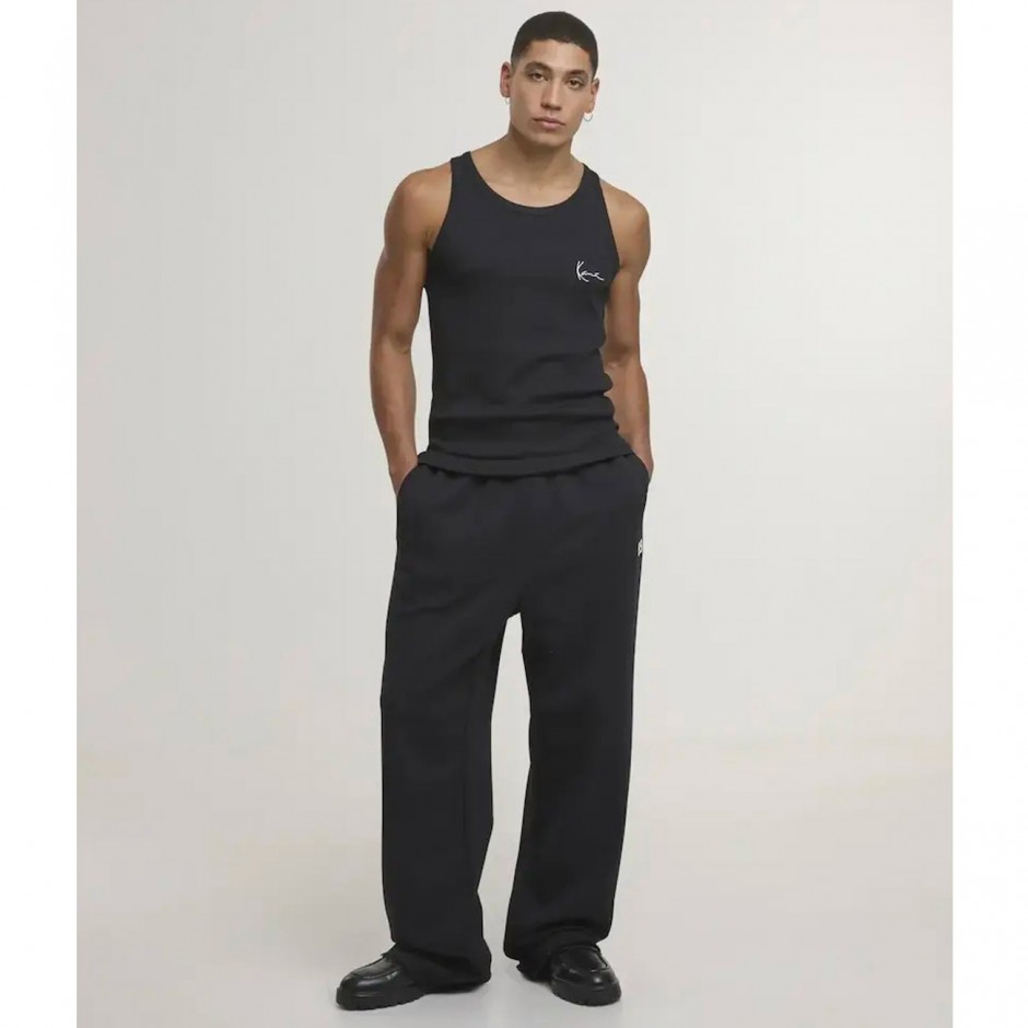 Men's Tank Top Black - Karl Kani Small Signature Rib