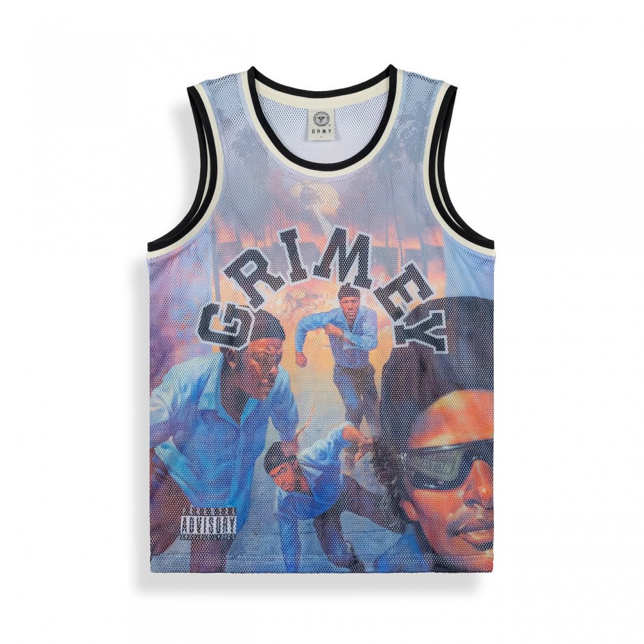Unisex T-Shirt Πολύχρωμο - Grimey 100 Miles Basketball Jersey