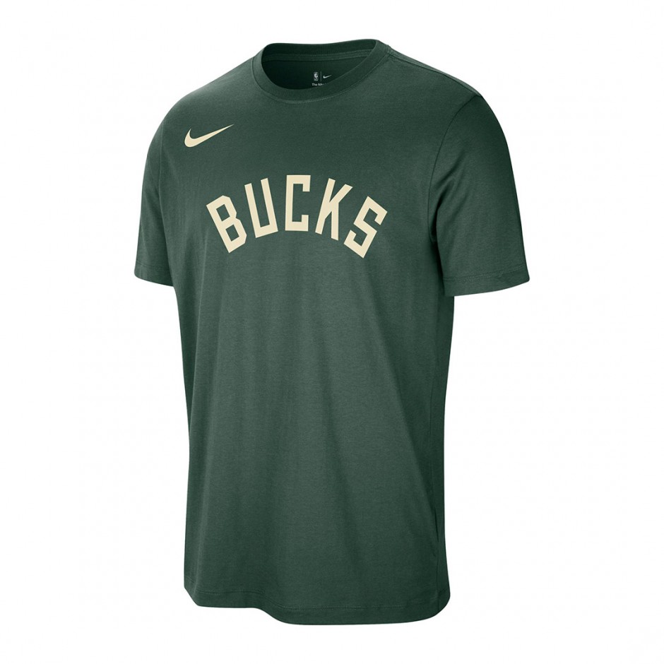 Ανδρικό T-Shirt NBA Πράσινο - Nike Milwaukee Bucks Essential