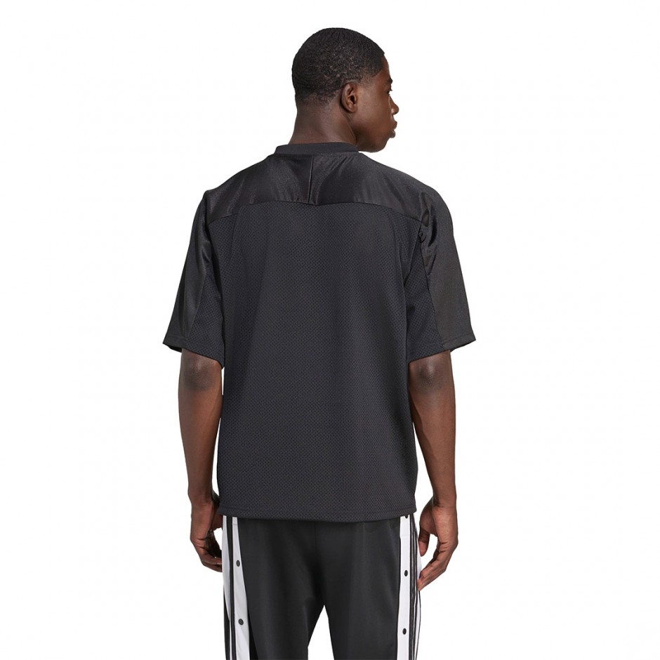 Ανδρικό T-Shirt Μαύρο - adidas Originals Dept. Graphic Mesh Jersey