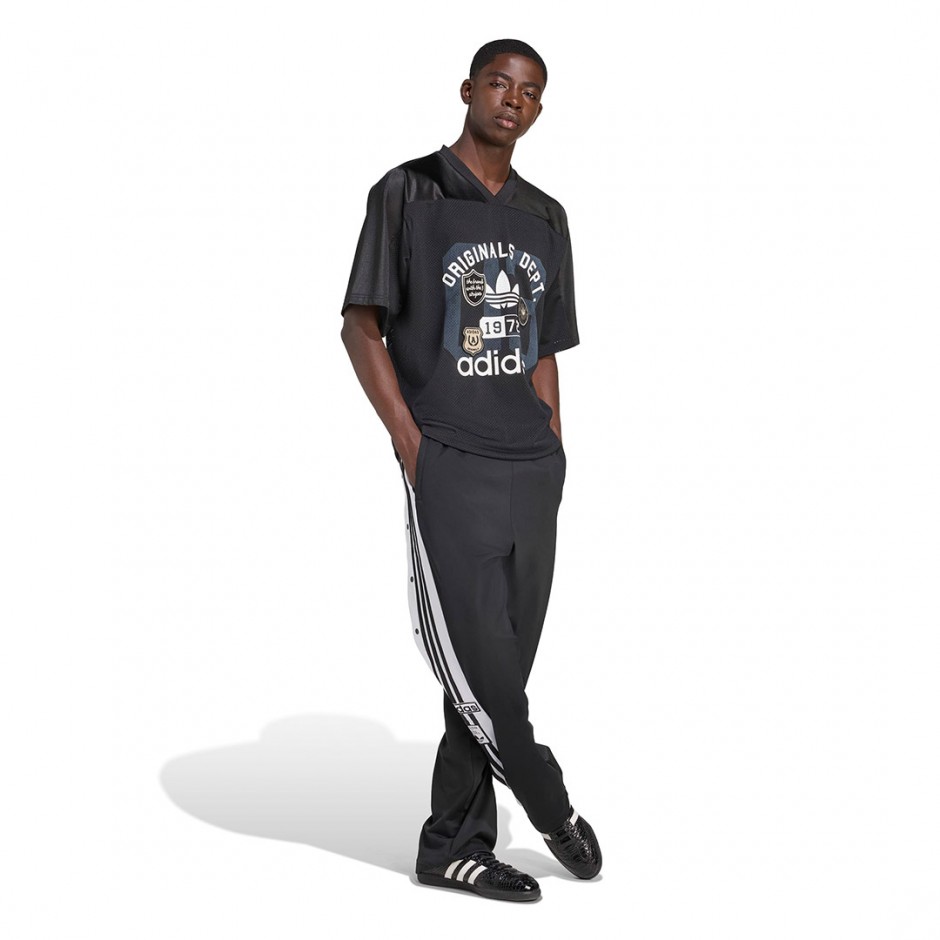 Ανδρικό T-Shirt Μαύρο - adidas Originals Dept. Graphic Mesh Jersey