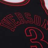 Men's NBA T-Shirt Black - Mitchell & Ness Allen Iverson Philadelphia 76ers 1997-98 Best In Class Image 1