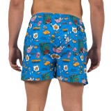 Men's Swim Shorts Blue - Bee Unusual 'Breakfast Club' Image 0