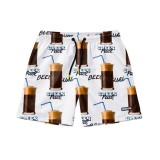 Men's Swim Shorts White - Bee Unusual 'Greek Fuel'  Image 2