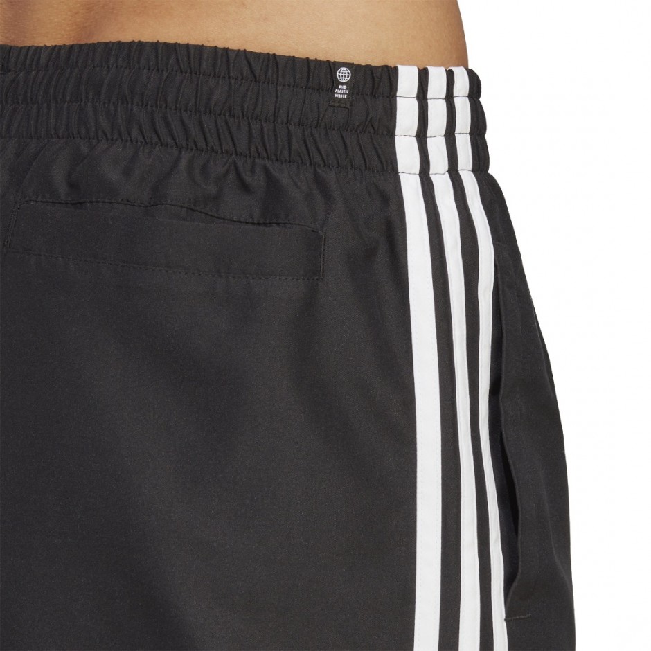 adidas ORIGINALS ADICOLOR 3-STRIPES SWIM SHORTS Μαύρο