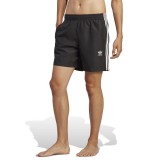 adidas ORIGINALS ADICOLOR 3-STRIPES SWIM SHORTS Μαύρο Εικόνα 