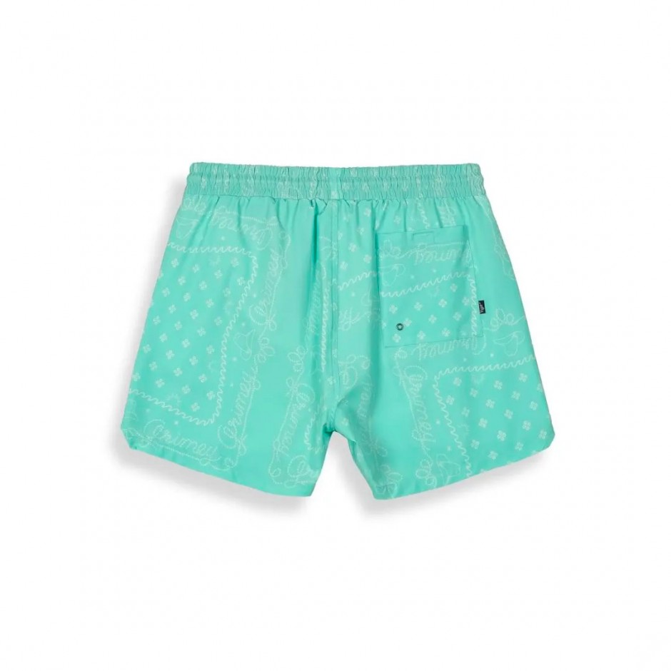 GRIMEY LONE HAND  SWIMMING SHORTS GBS195-BLU Blue