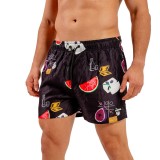BEE UNUSUAL FETA WATERMELON SWIM SHORTS BS-251252-BLACK Black Image 