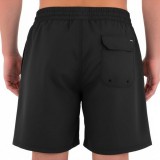 Men's Boardshorts Black - Hurley Volley Icon Solid 17" Image 0