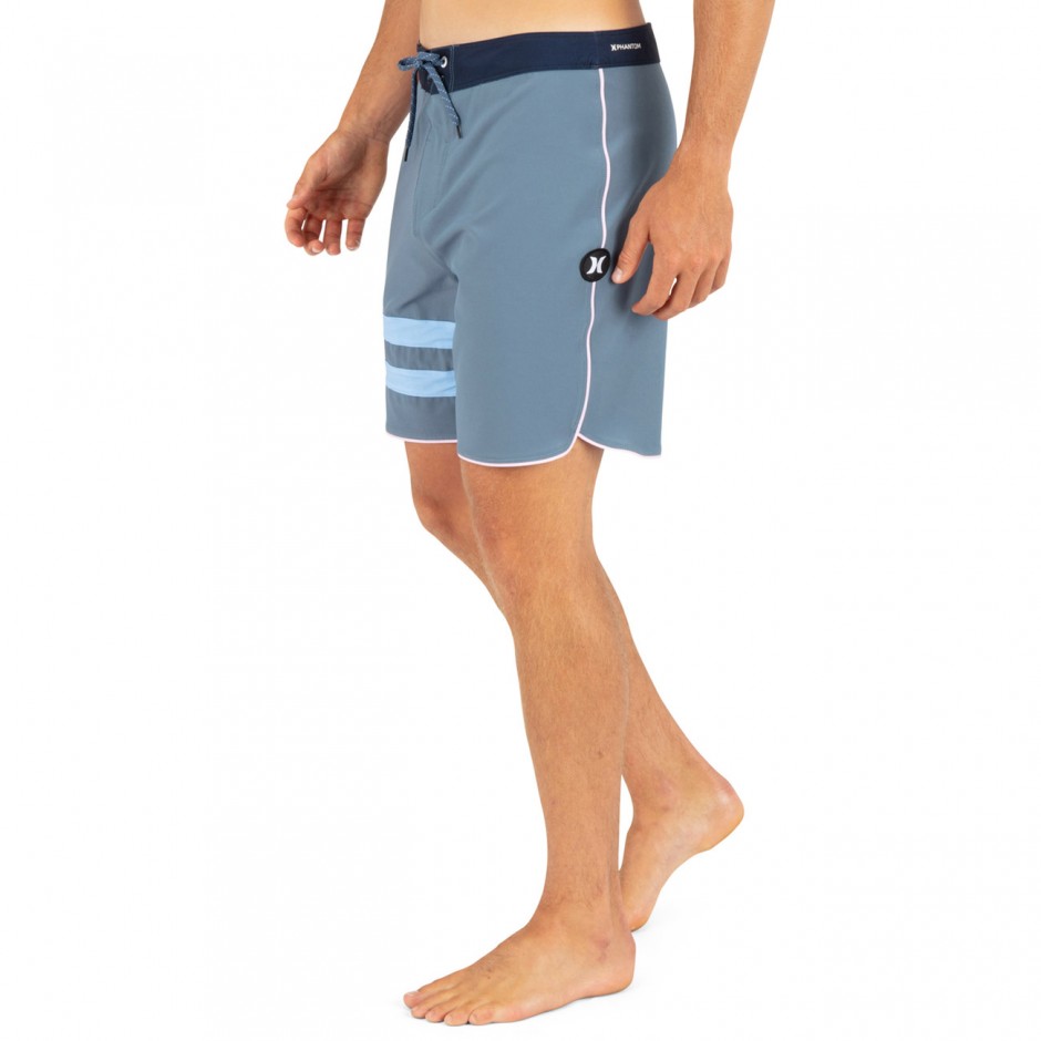 Men's Swim Shorts Grey - Hurley Phantom Eco Block Party Solid 18"