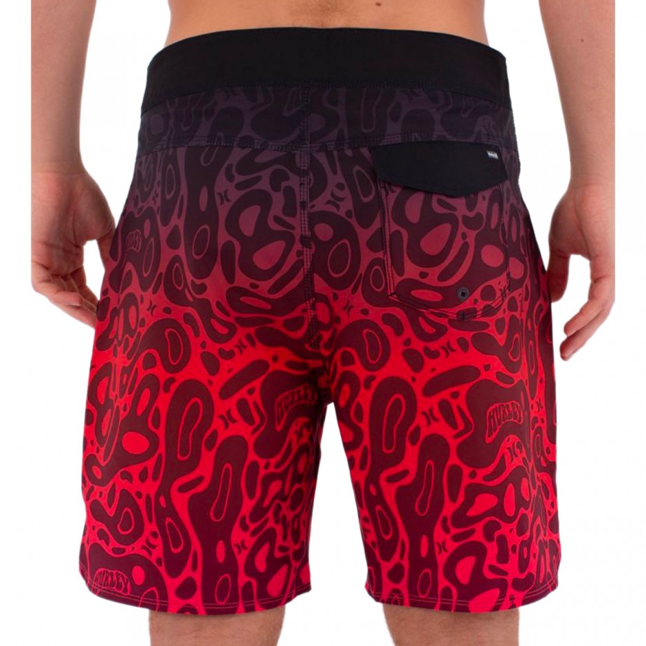 Men's Boardshorts Red - Hurley Phantom Print 18"