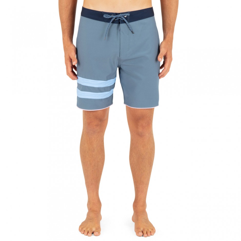 Men's Swim Shorts Grey - Hurley Phantom Eco Block Party Solid 18"
