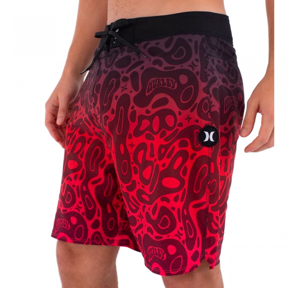 Men's Boardshorts Red - Hurley Phantom Print 18"